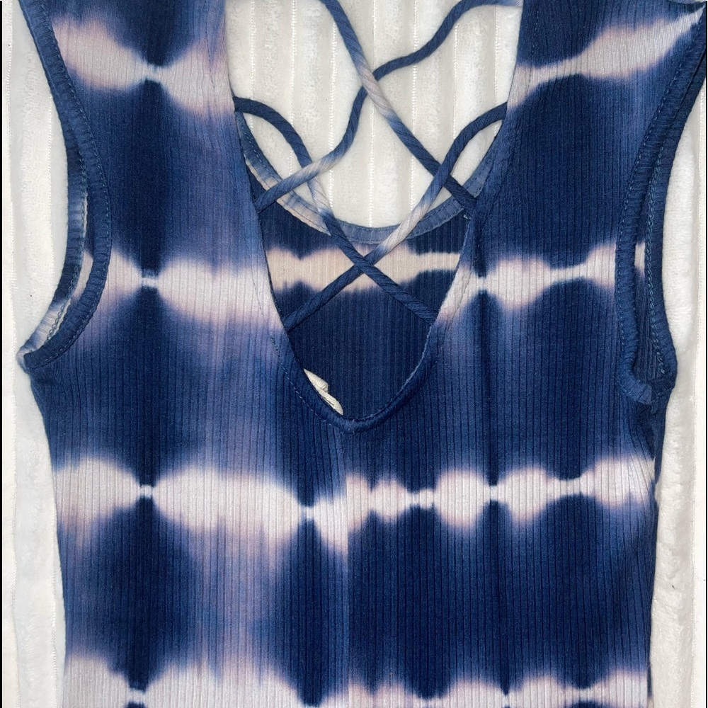 Womans maxi tiedye dress